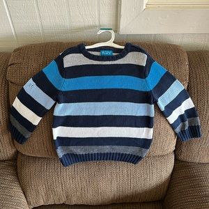 Children’s Place multi-blue striped sweater